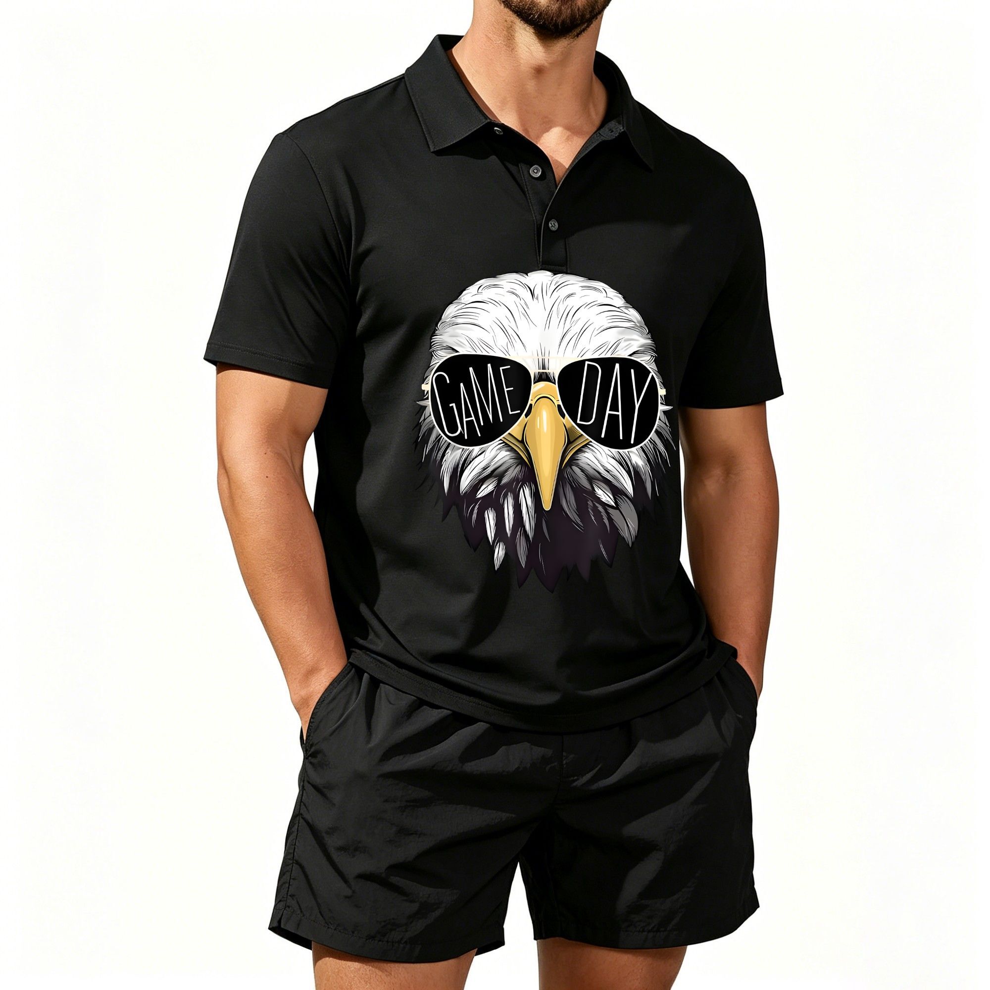 Event & Party Supply - Set met poloshirt en strandshorts voor