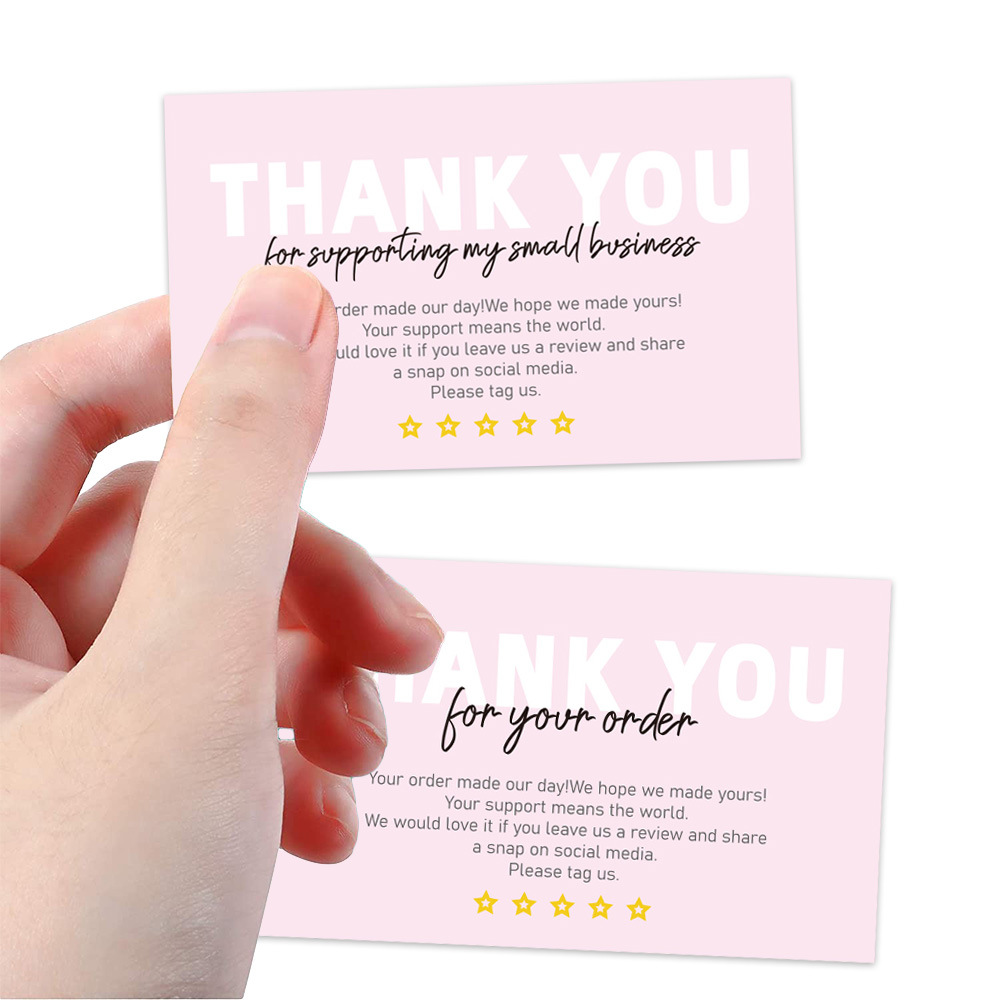 Event Party Shop - 10-30 stuks roze bedankt voor het