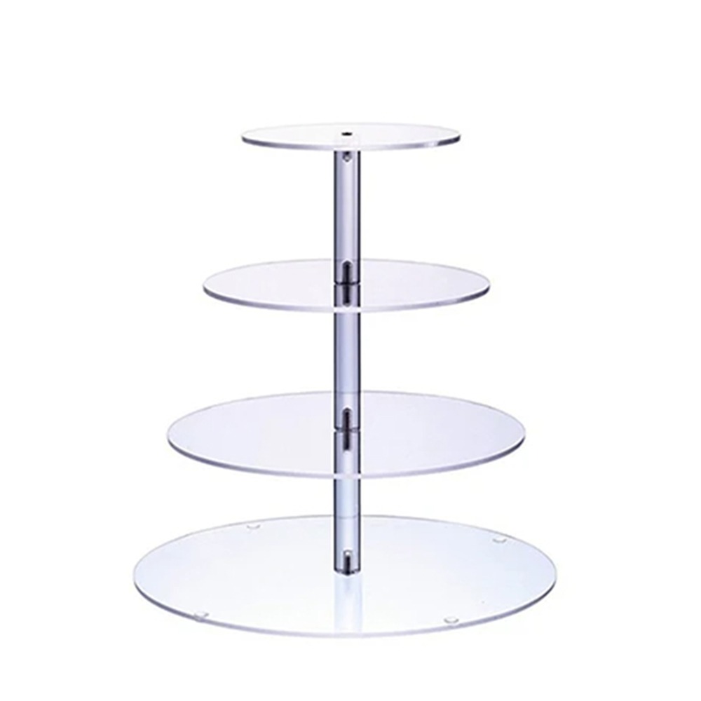 Cupcake Stand Tier - Helder acryl cupcake standaard afneembaar ontwerp