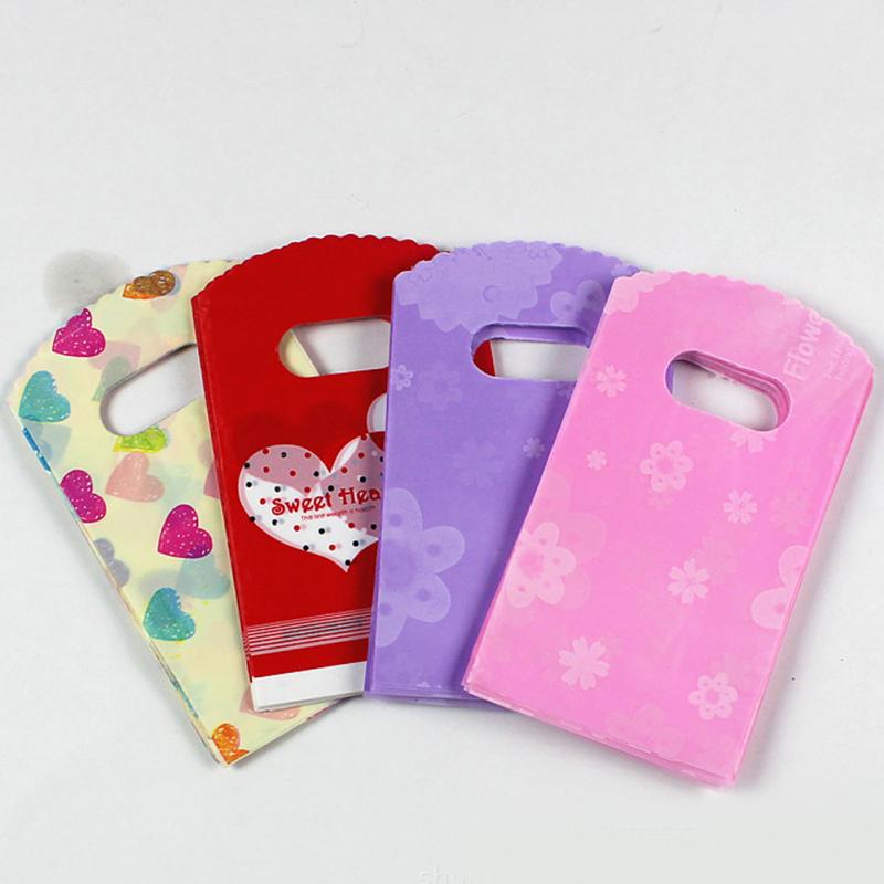 Event Party Shop - Kleurrijke print plastic sieraden cadeauzakje, boodschappentassen,