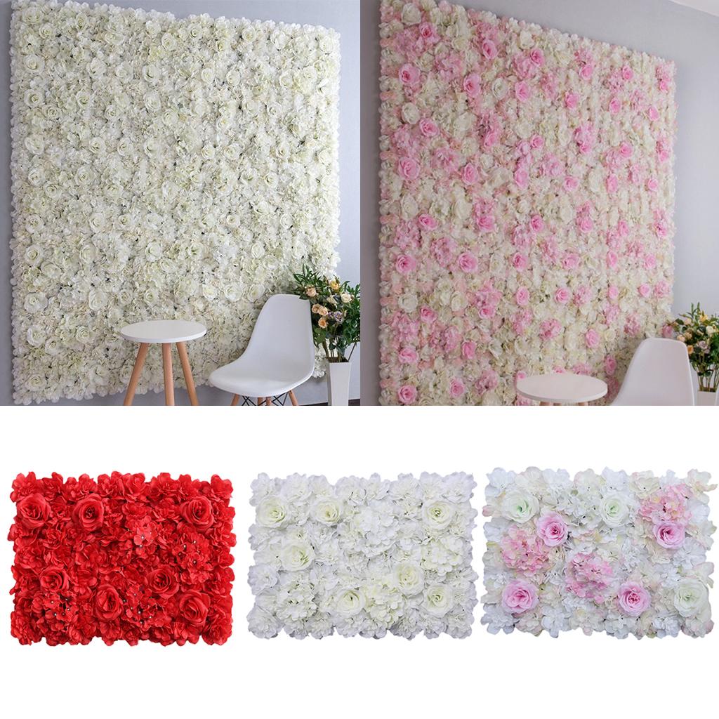 Flower Wall Panel - Romantische Kunstmatige Bruiloft Bloempaneel Panelen Bruiloft