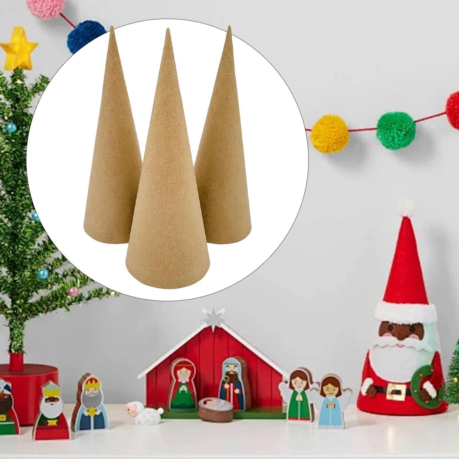 Cotton Candy Cone - 3x papieren mamakkegels, open bodem voor