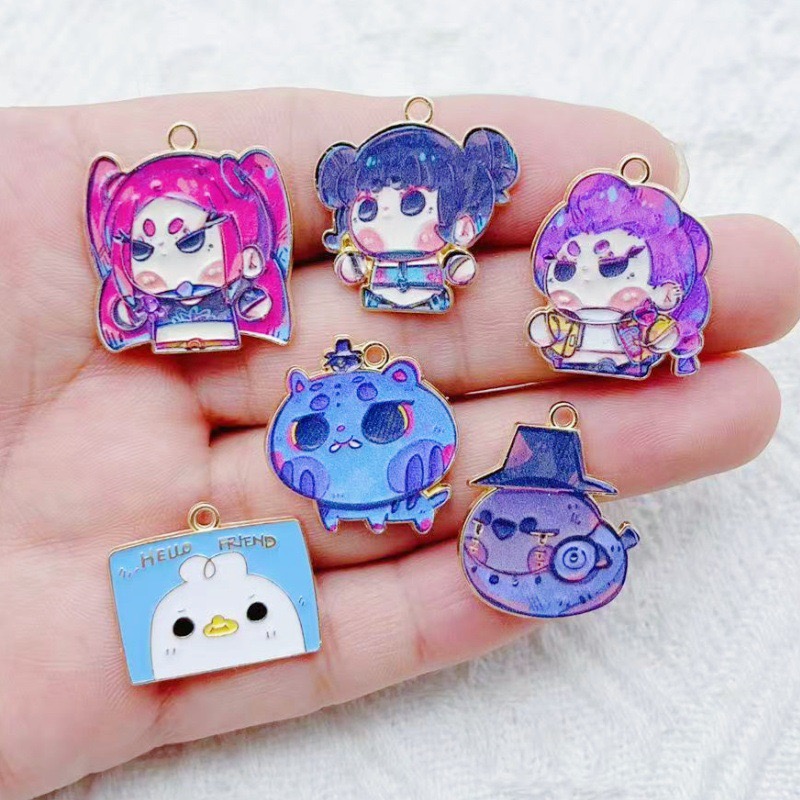 Event Party - 10 stuks Cartoon Anime hanger oliedruppel