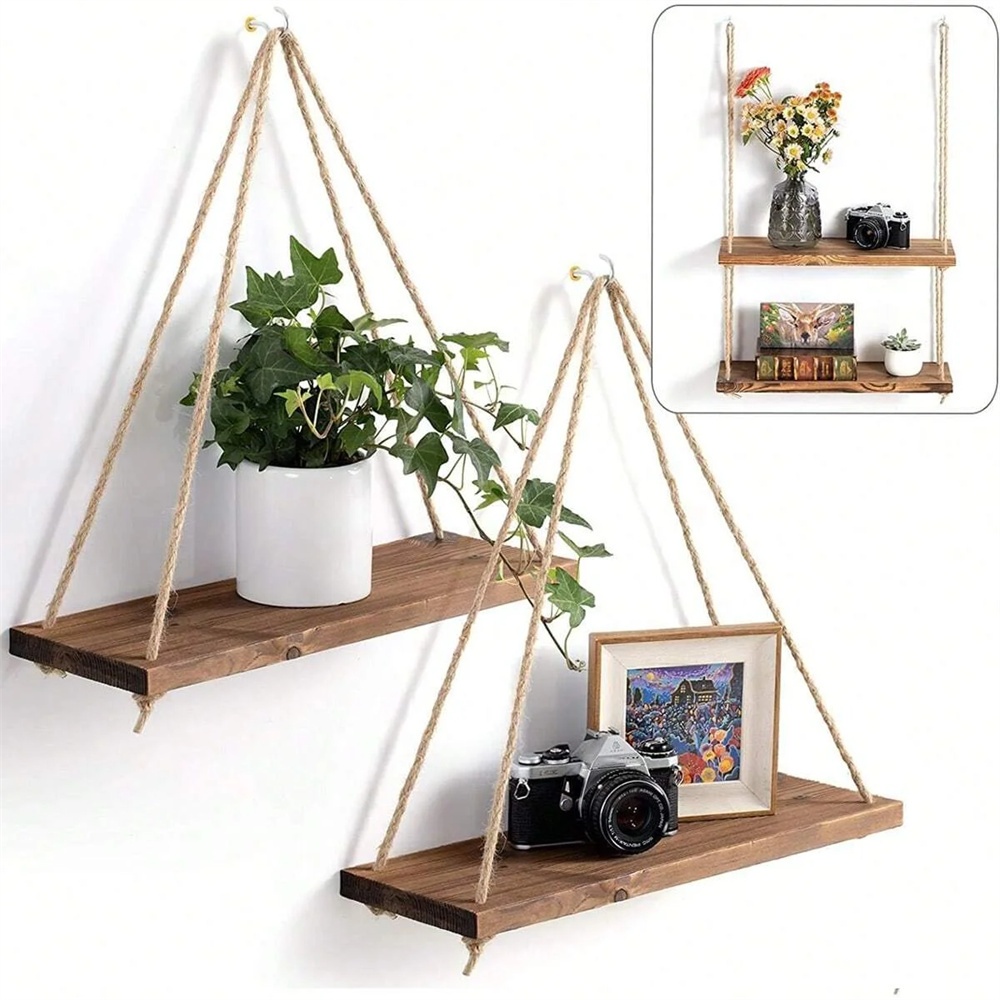 Flower Wall Panel - 1 stuk houten hangende plank, hangende