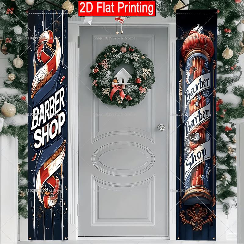 Event Party Shop - 2D Kapperstekstlogo Deurbanners Kappersthema Feestdecoraties Coupletten
