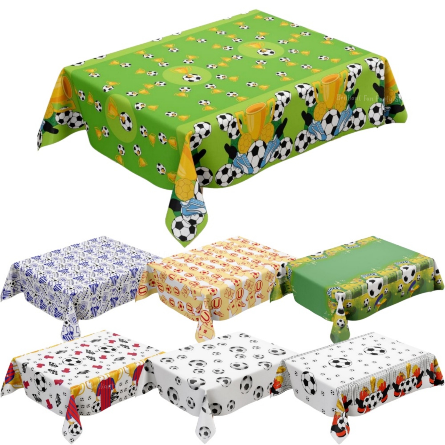 Table Cloth Disposable - Kinderen Jongens Voetbal Thema Wegwerp Plastic