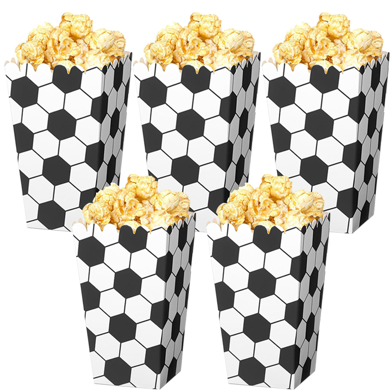 Event Party Box - 6/18 Stuks Voetbal Popcorn Dozen Voetbal