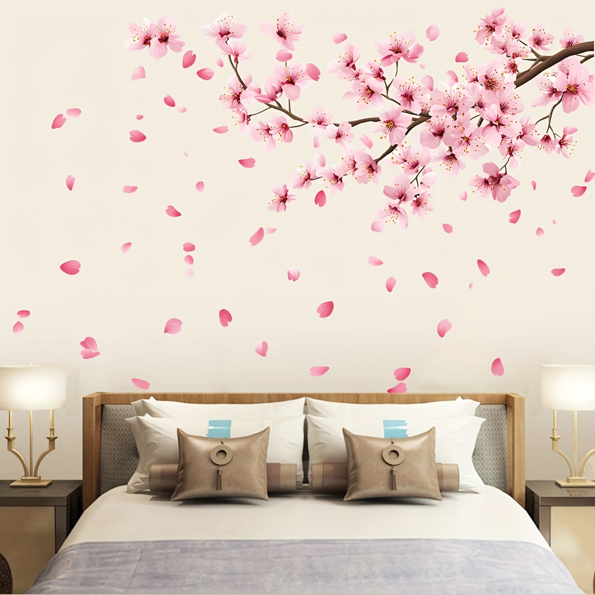 Flower Wall Panel - Grote kersenbloesem boom muurstickers slaapkamer woonkamer