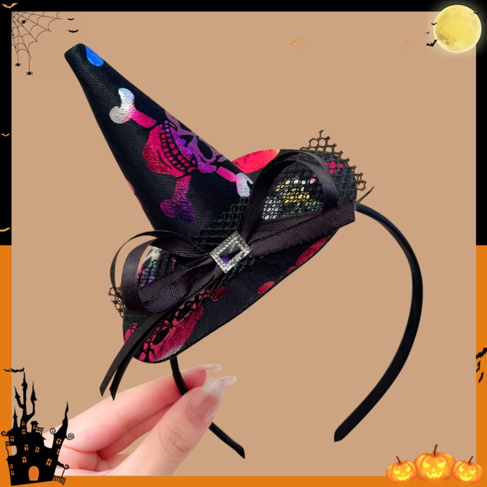 Party Hat Cone - Leuke Spider Halloween Heksenhoed Hoofdband Ghost