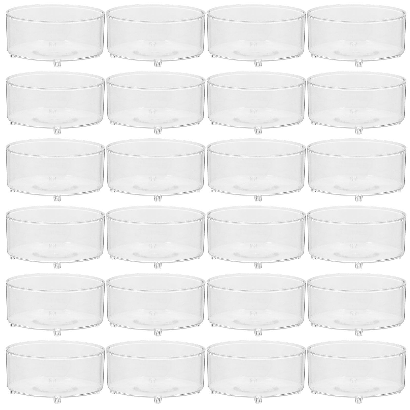 Plastic Cup 50Pcs - 50 stuks plastic bekers voor theelichtjes,
