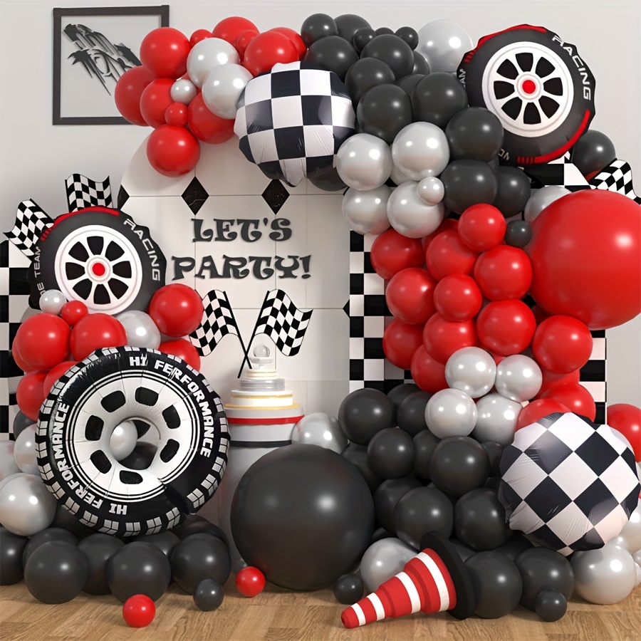 Balloon Arch Kit - 109-delige raceauto thema ballonnen boogset met