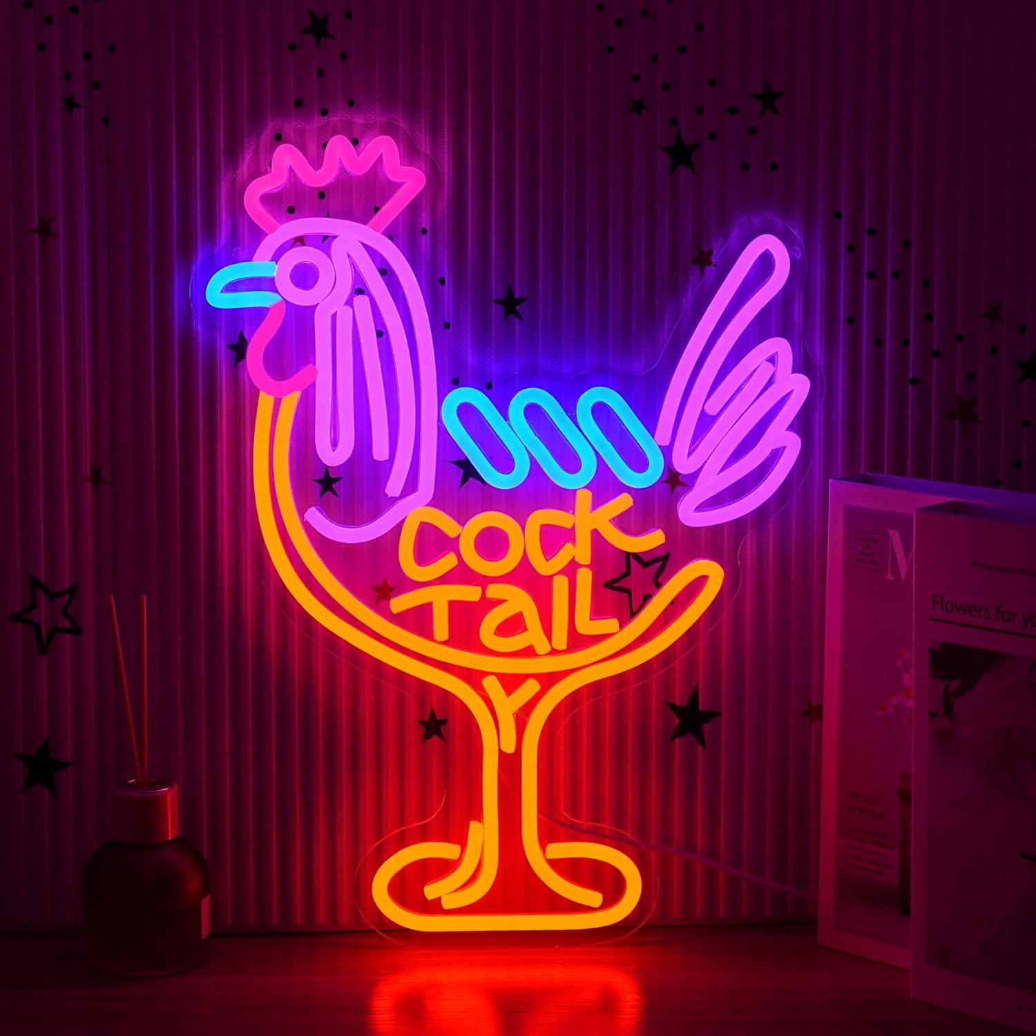 Neon Sign Party - Cocktail Neon Sign USB Dimbare LED-lamp