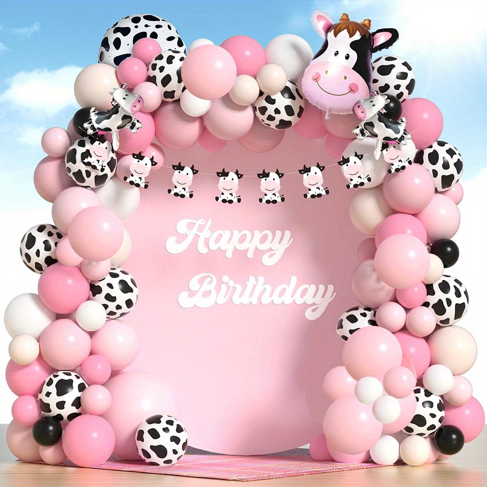 Balloon Arch Kit - 132 Stuks Koe Ballon Krans Boog