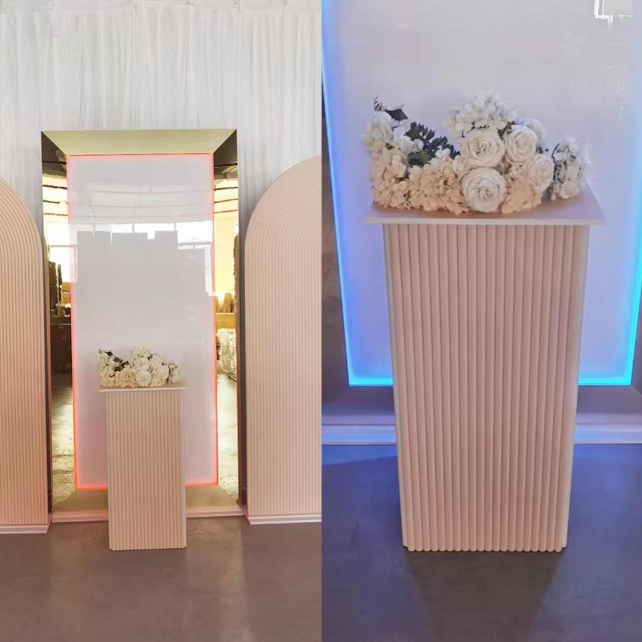 Party Event Supplier - Oplichtende achtergrondset voor babyshowerdecoratie Luxe bruiloft