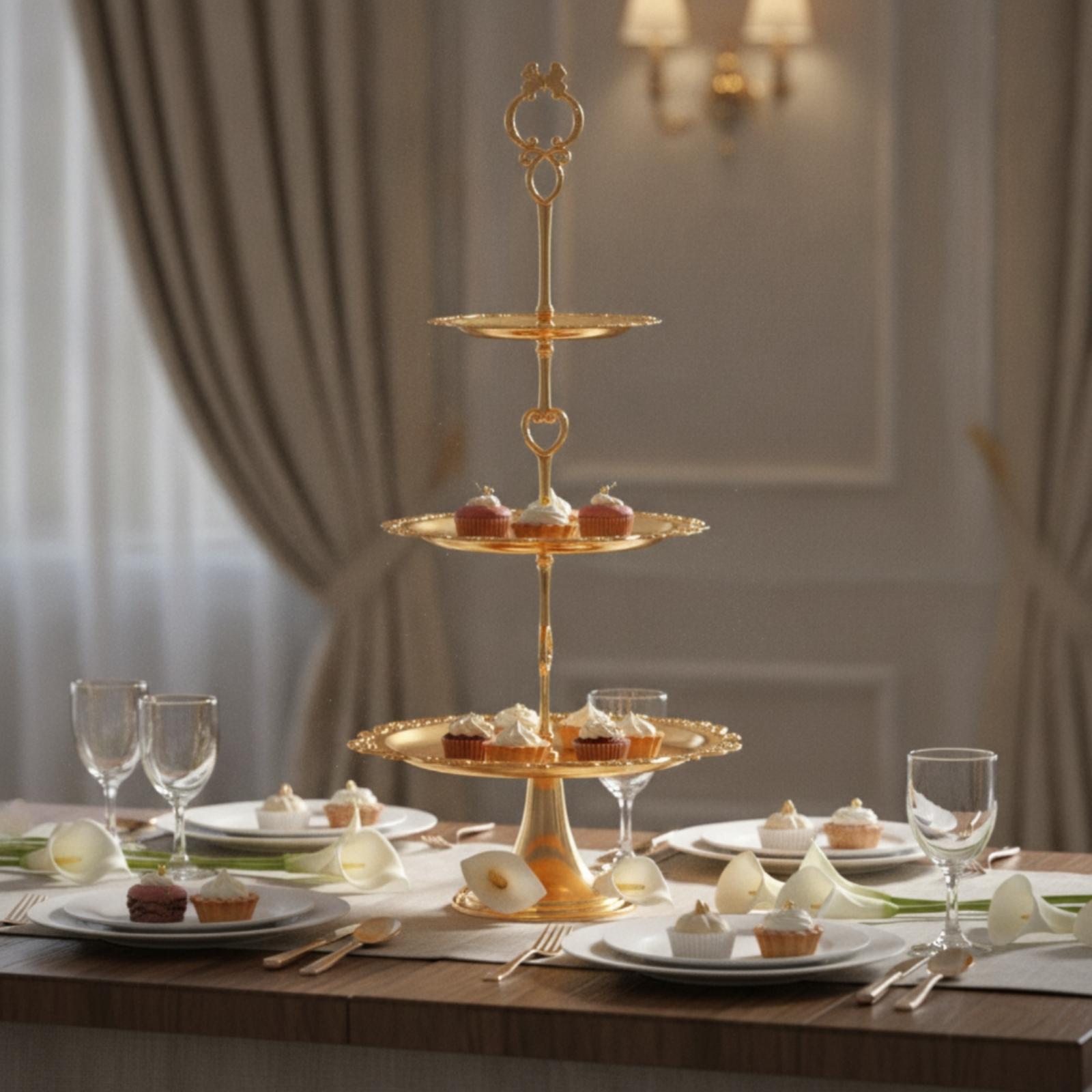 Metalen meerlaags dessertplate - Cupcake Stand Tier recensie en prijs