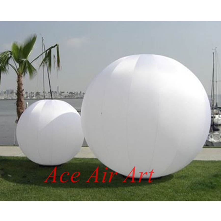 Opblaasbare witte ronde bal, d - Party Event Supplier recensie en prijs