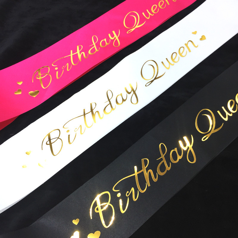 Verjaardag meisje linten schou - Birthday Sash Glitter recensie en prijs