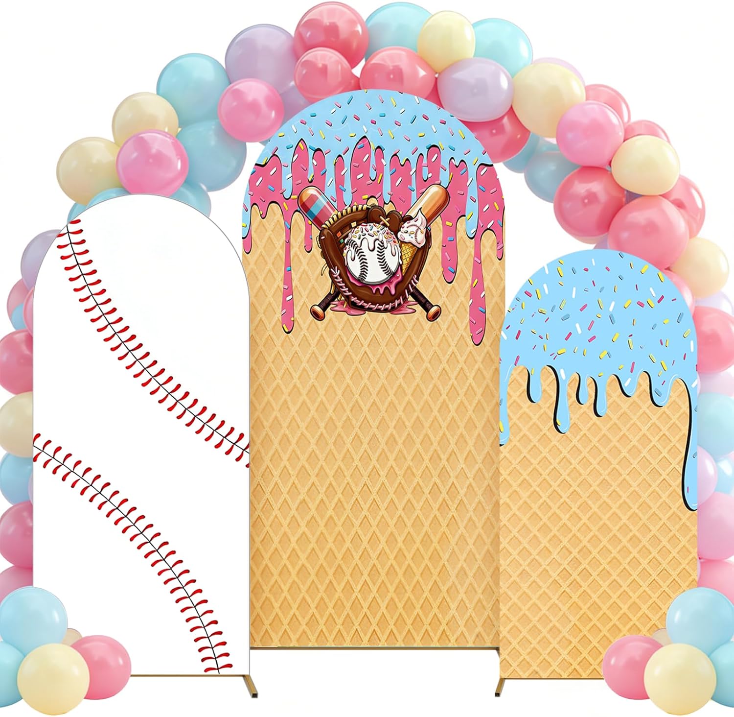 Honkbal IJs Drip Arch Achtergr - Dessert Table Backdrop recensie en prijs