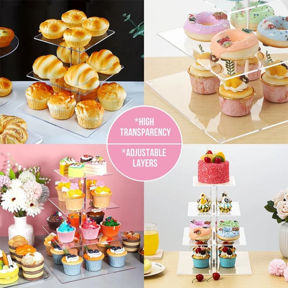 Helder acryl cupcake standaard - Cupcake Stand Tier recensie en prijs