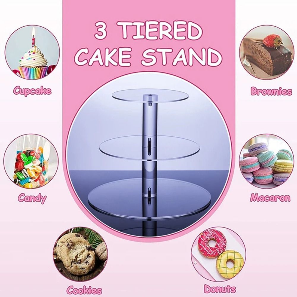 Helder acryl cupcake standaard - Cupcake Stand Tier recensie en prijs