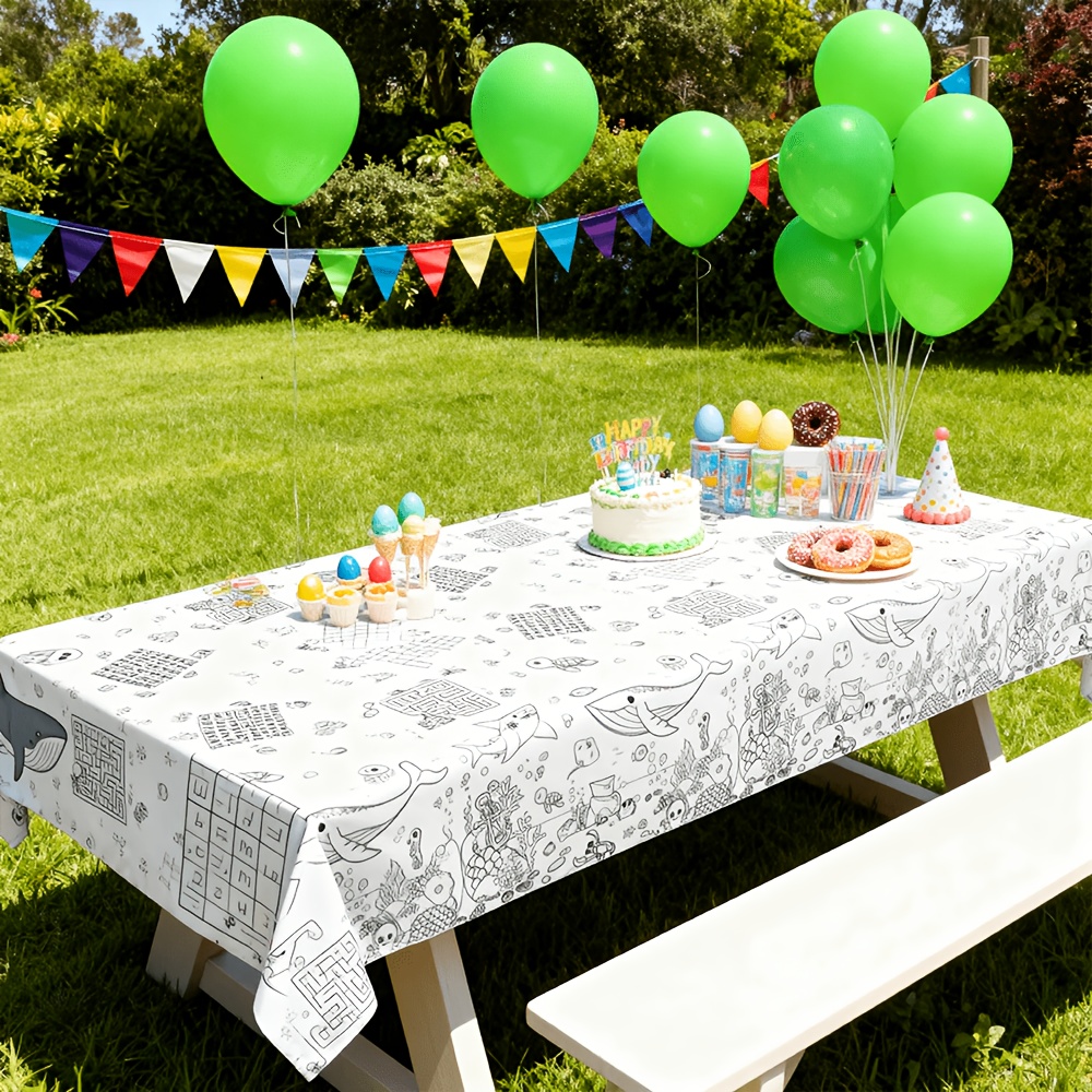 Kinderen Kleurplaatstafelkleed - Table Cloth Disposable recensie en prijs