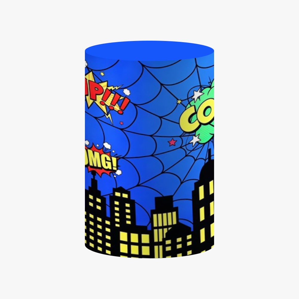 Comic Superhero Cilinder Cover - Dessert Table Backdrop recensie en prijs