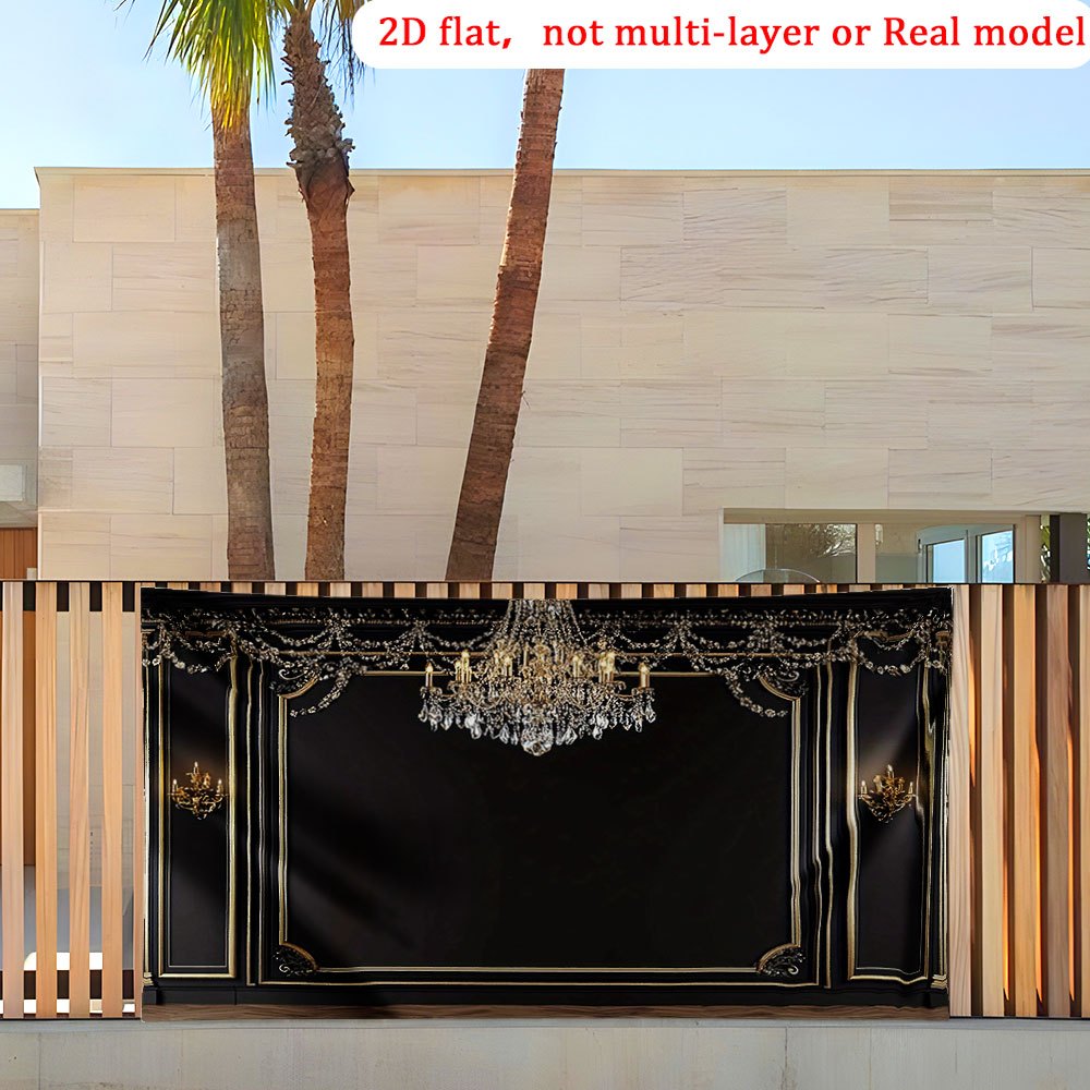 Een extra groot feestbanner -  - Party Banner Gold recensie en prijs