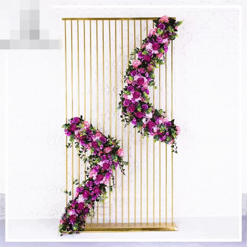 Glanzend goudkleurig metalen f - Dessert Table Backdrop recensie en prijs