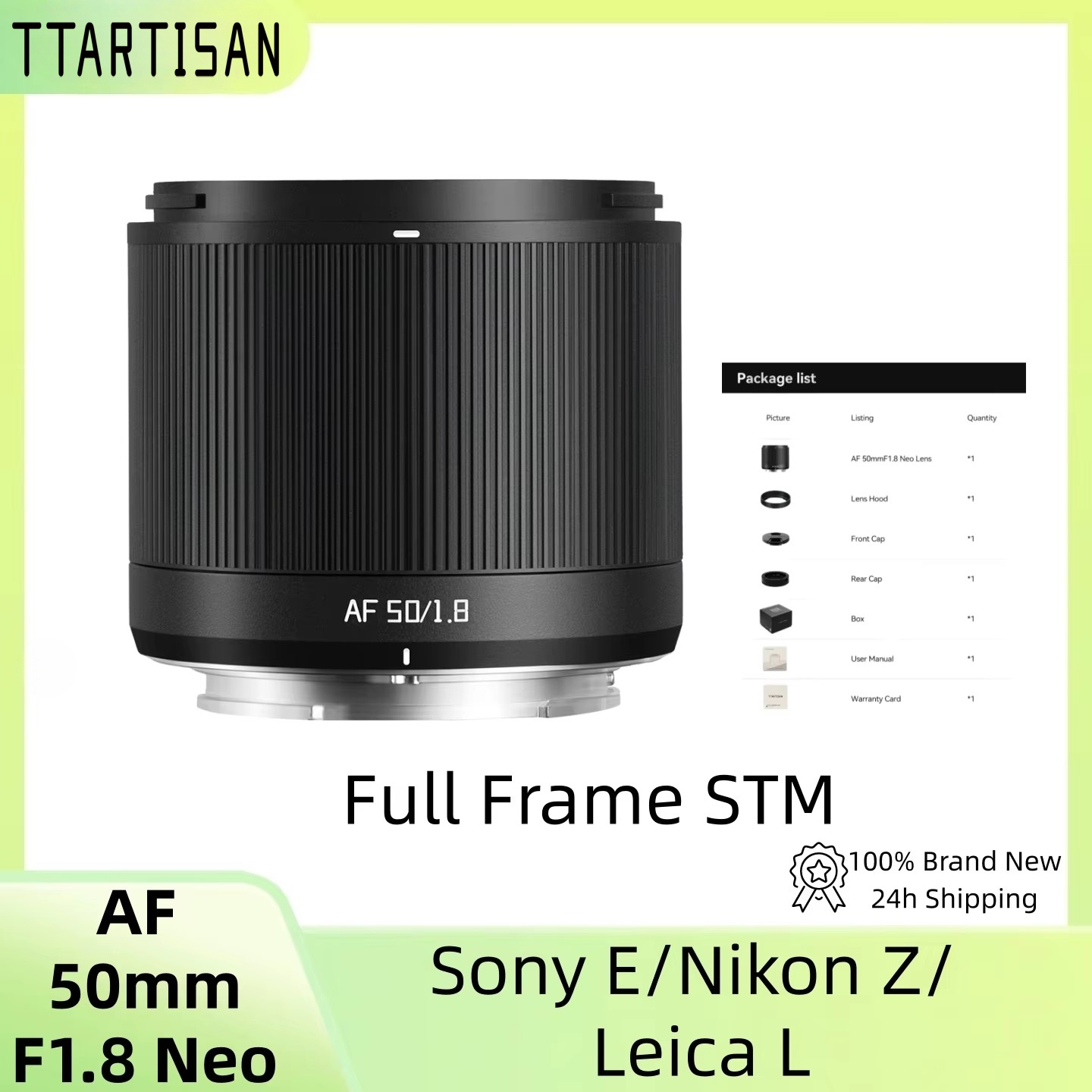 TTArtisan AF 50mm F1.8 Neo Ful - Event Z recensie en prijs