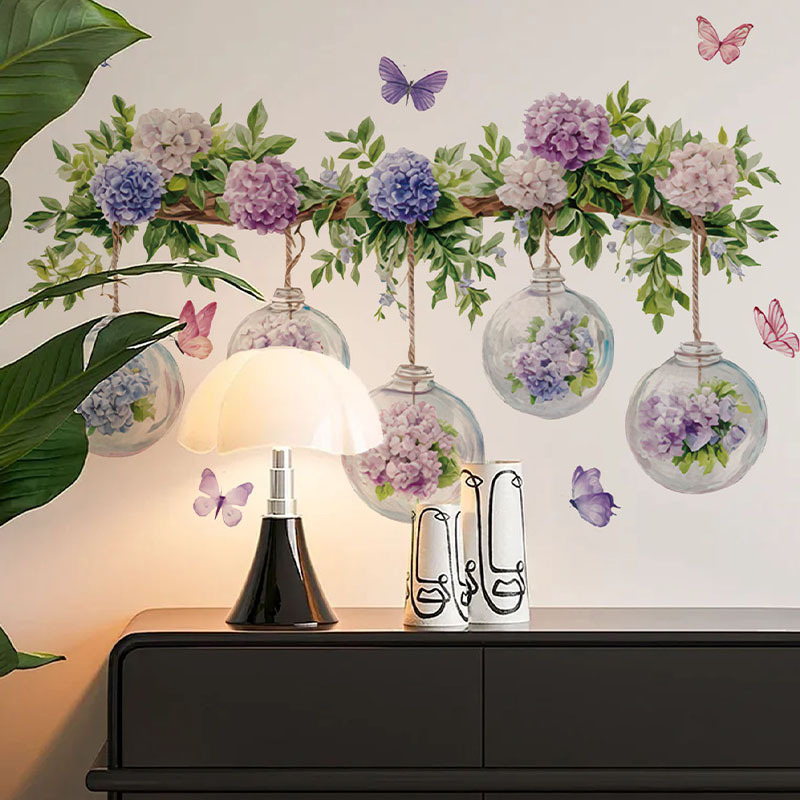 1 stuk hortensia bloemmuurstic - Flower Wall Panel recensie en prijs