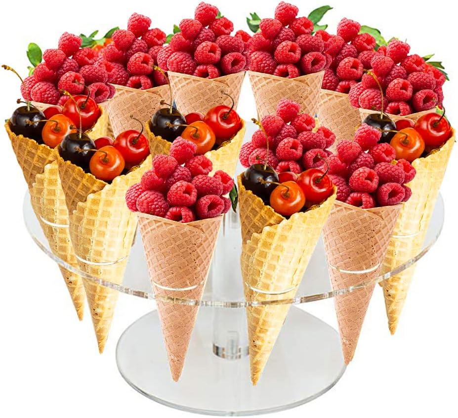 IJskegelhouder Acryl displayre - Cotton Candy Cone recensie en prijs