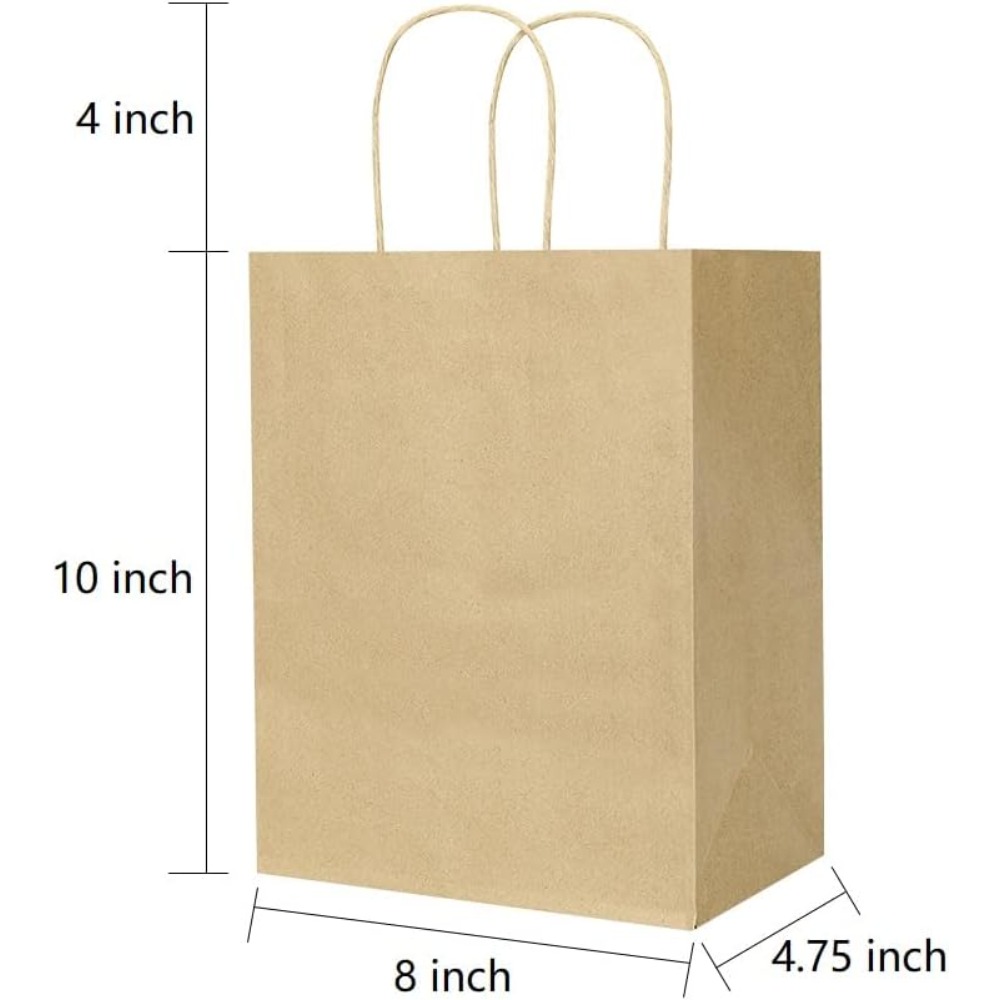 50 stuks 8x4,75x10 inch bruine - Party Favor Bag recensie en prijs
