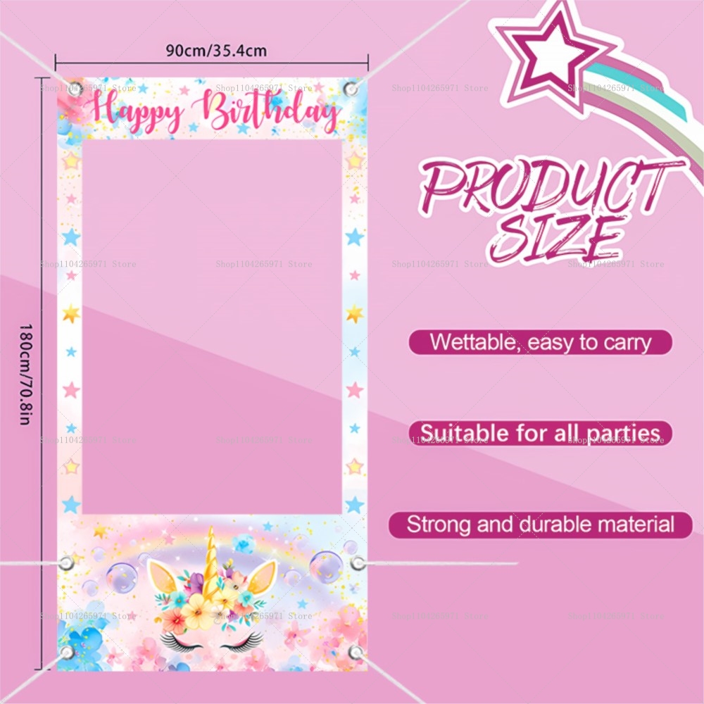 Eenhoorn Thema Photo Booth Fra - Photo Booth Frame recensie en prijs