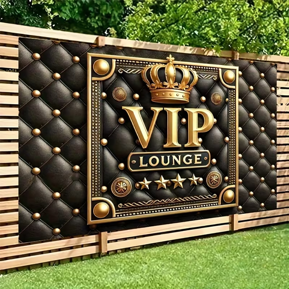 Luxe Gold Crown VIP Lounge Ach - Party Banner Gold recensie en prijs