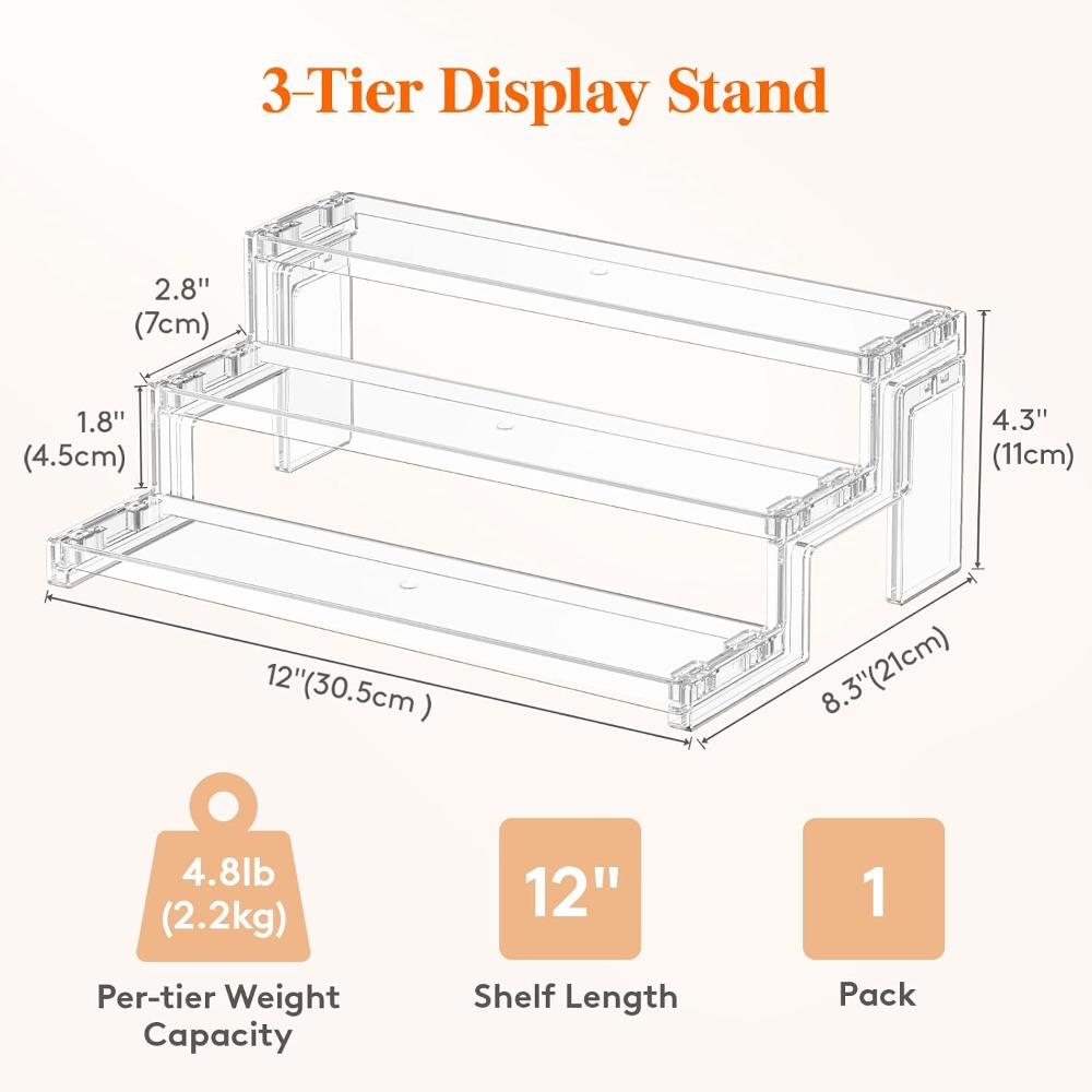 3-laags transparant acryl krui - Cupcake Stand Tier recensie en prijs