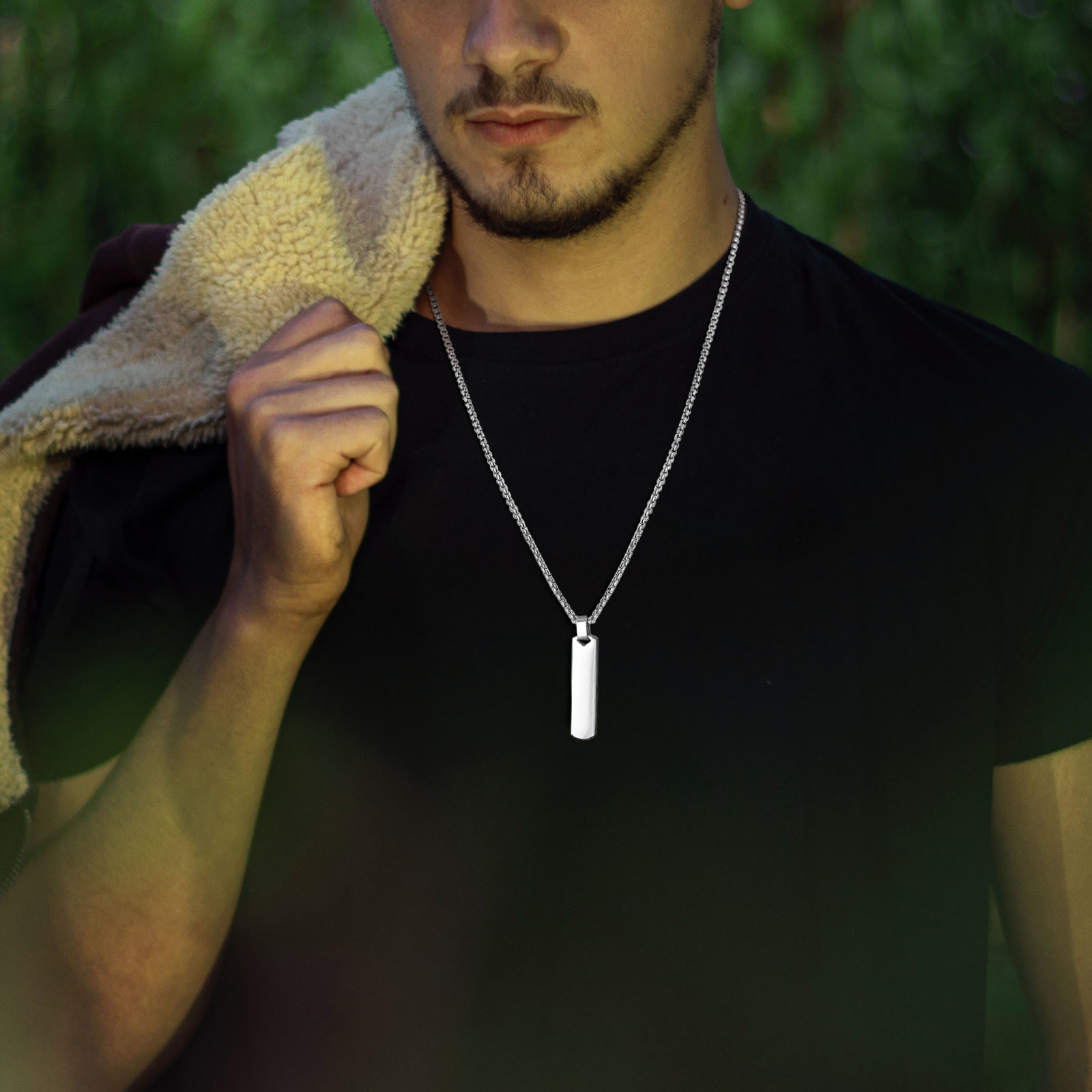 Vnox Initial Bar Ketting Voor  - Event Z recensie en prijs