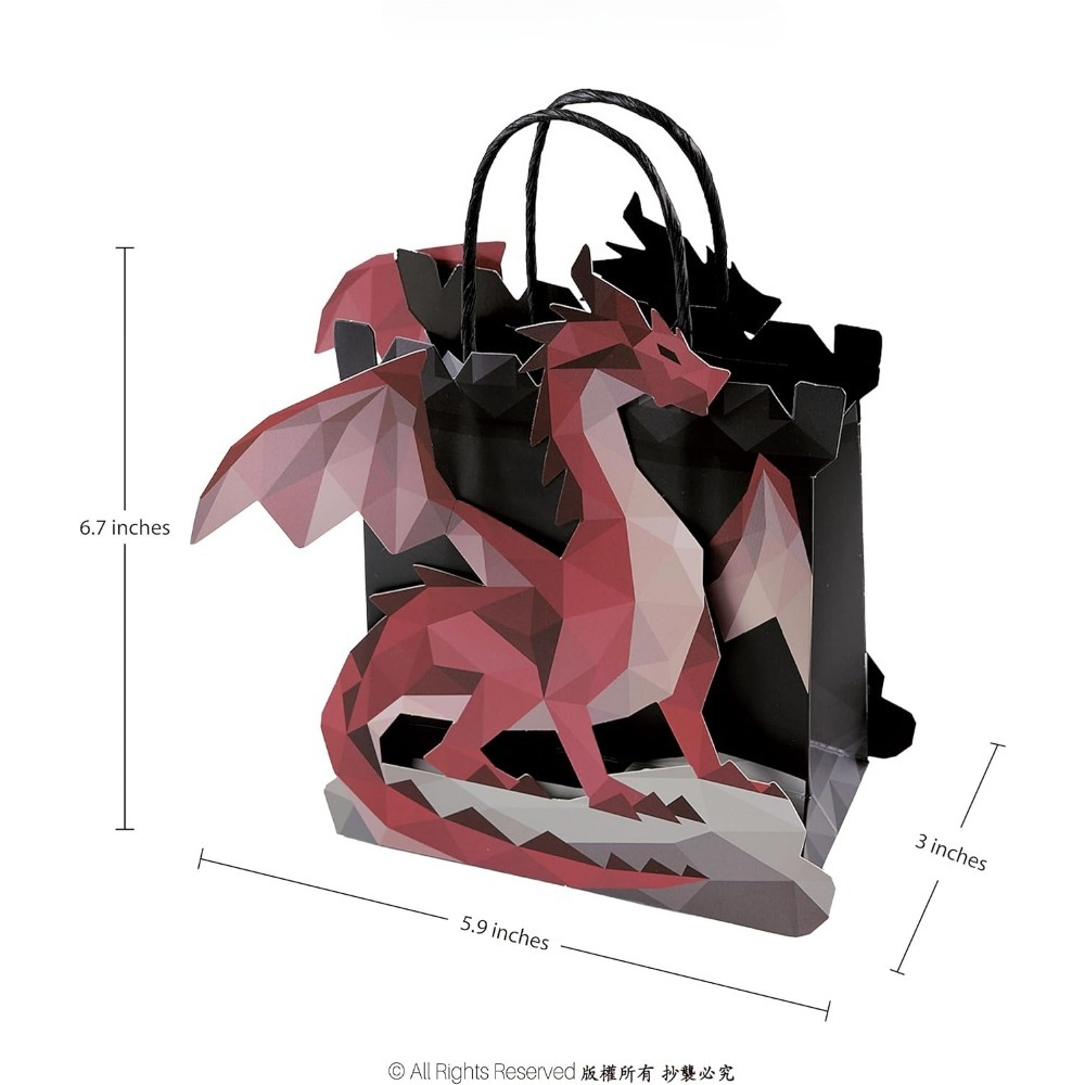 Geometrische Draak Cadeautasje - Party Favor Bag recensie en prijs