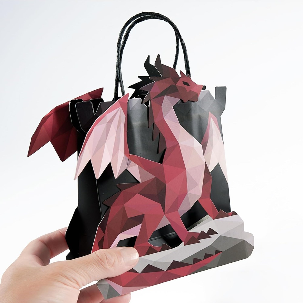 Geometrische Draak Cadeautasje - Party Favor Bag recensie en prijs