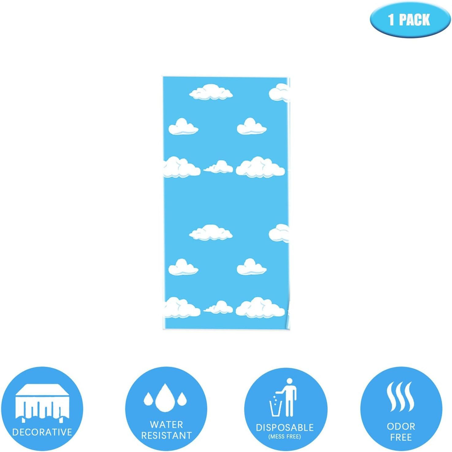 Blauwe lucht witte wolken Verj - Table Cloth Disposable recensie en prijs
