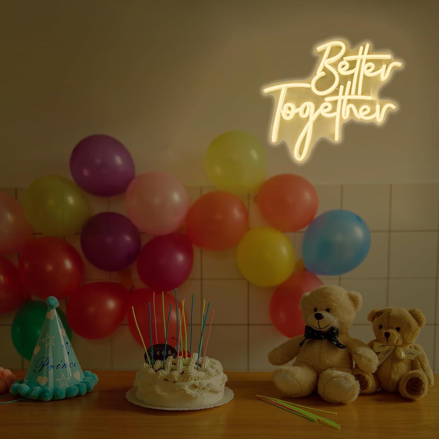 Better Together Neon Sign USB  - Neon Sign Party recensie en prijs