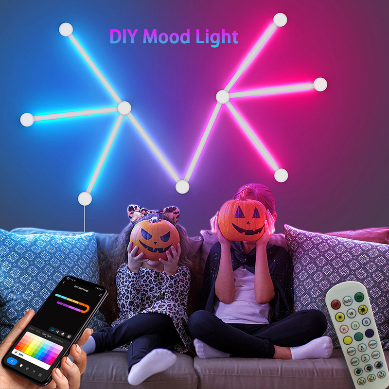 Slimme RGB-wandlamp, Bluetooth - Neon Sign Party recensie en prijs