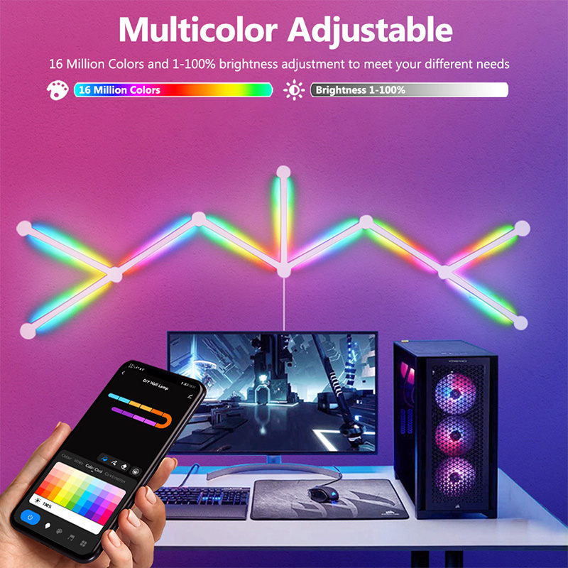 Slimme RGB-wandlamp, Bluetooth - Neon Sign Party recensie en prijs
