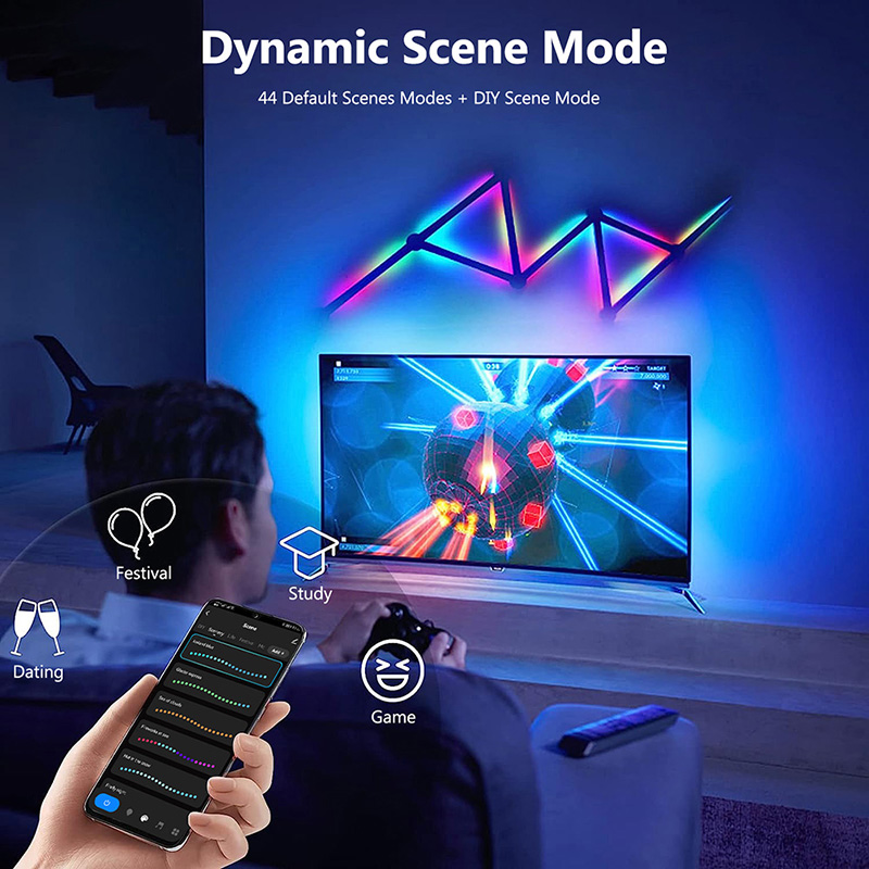 Slimme RGB-wandlamp, Bluetooth - Neon Sign Party recensie en prijs