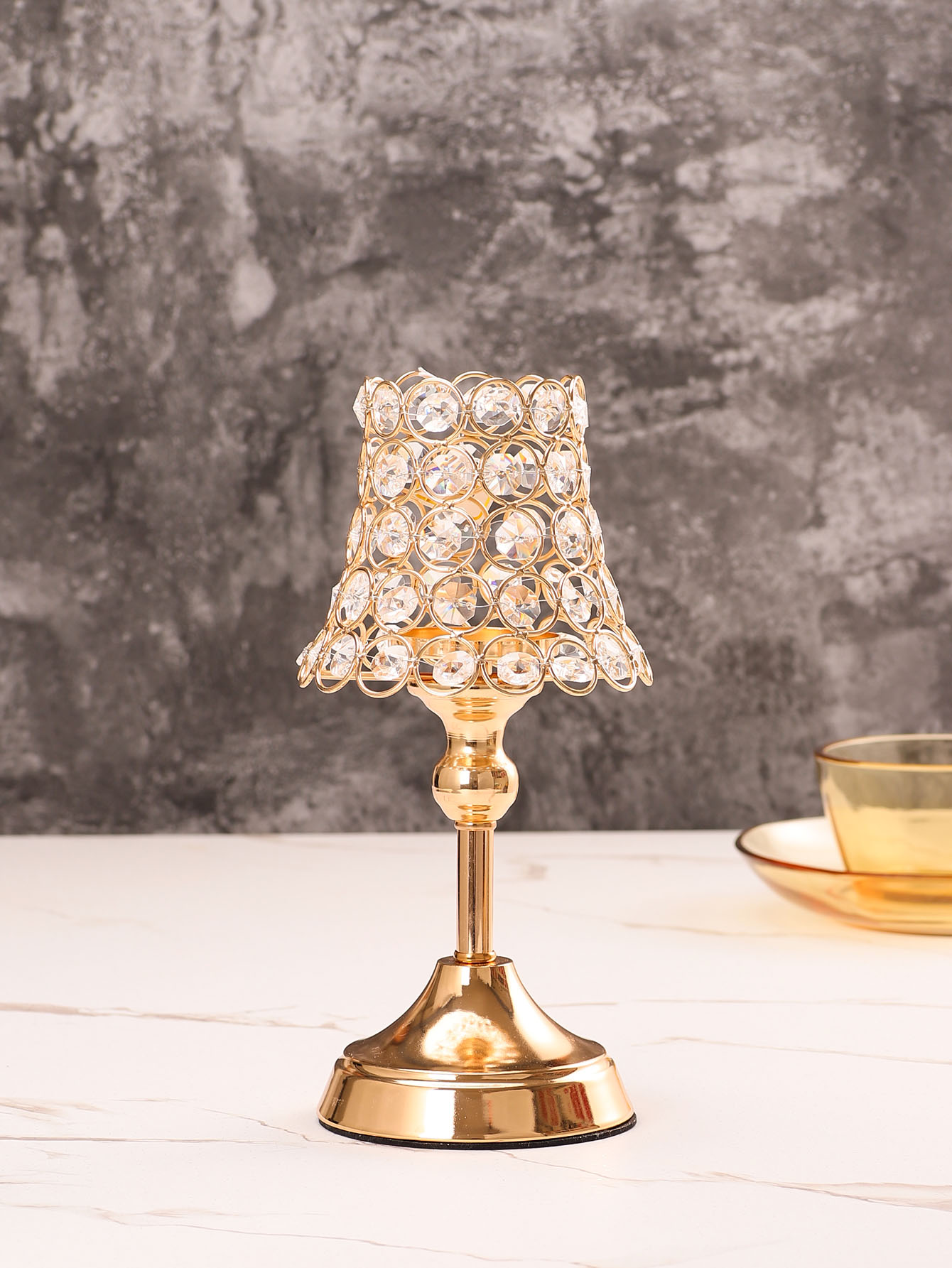 1pc gouden kristallen kaarsenh - Centerpiece Stick recensie en prijs