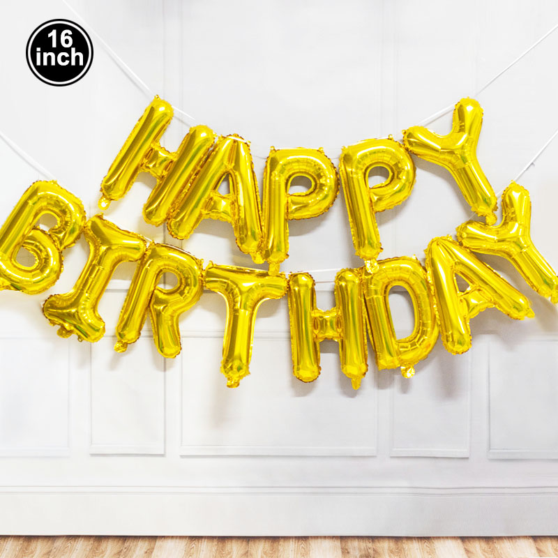 Gelukkige Verjaardag Decoratie - Party Banner Gold recensie en prijs