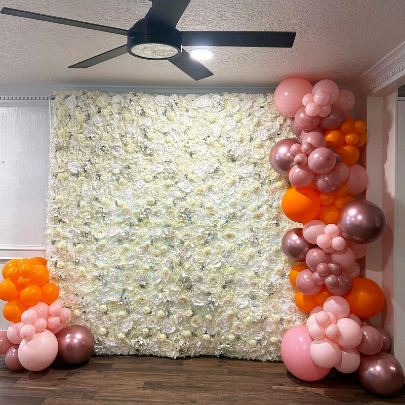 Paars Roze Kunstmatige Bloem W - Flower Wall Panel recensie en prijs