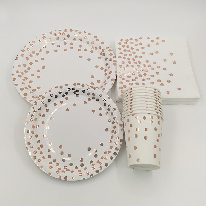 Rose Gold Party Servies Kit Ta - Table Cloth Disposable recensie en prijs