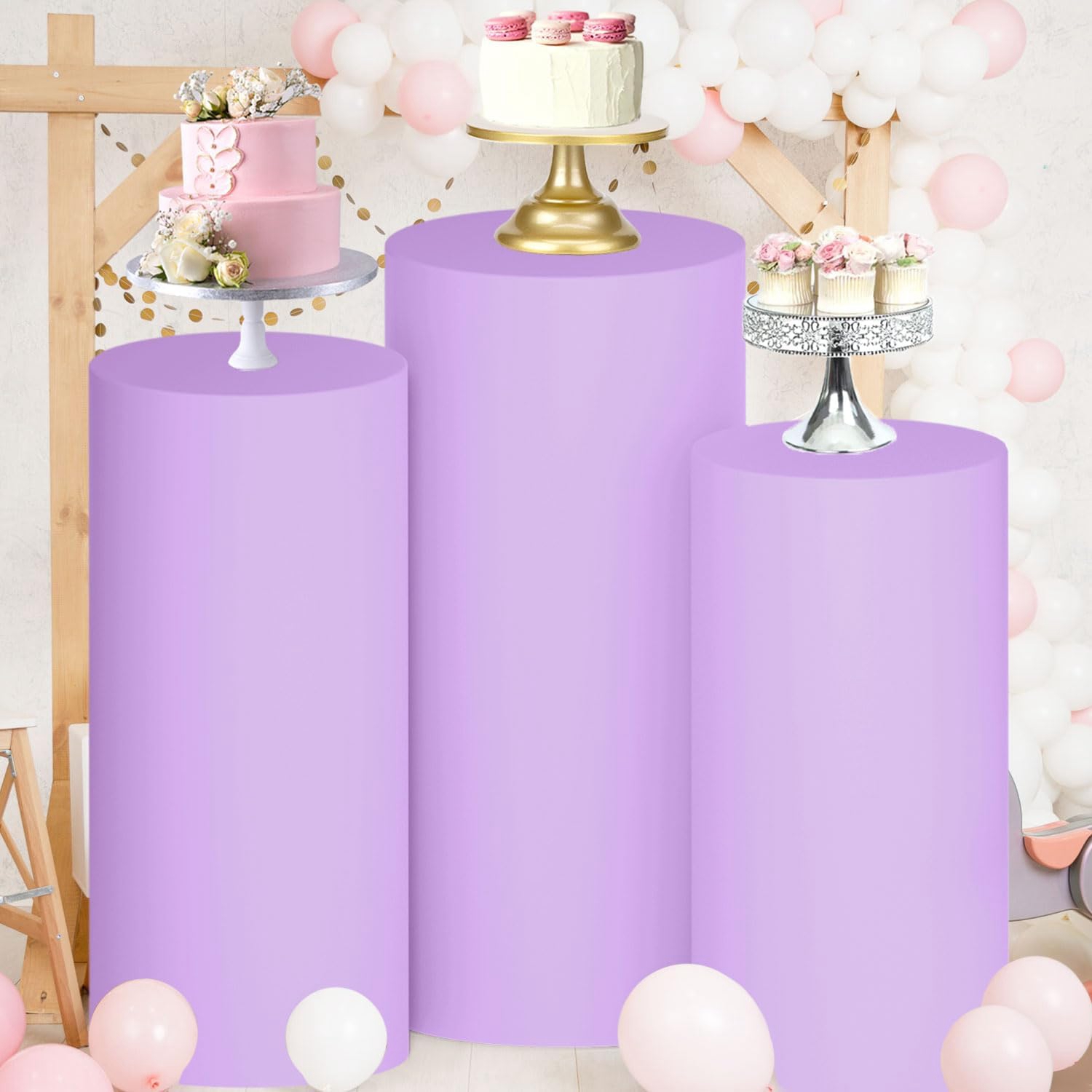 Yeele Paarse Cilinder Stand Co - Dessert Table Backdrop recensie en prijs