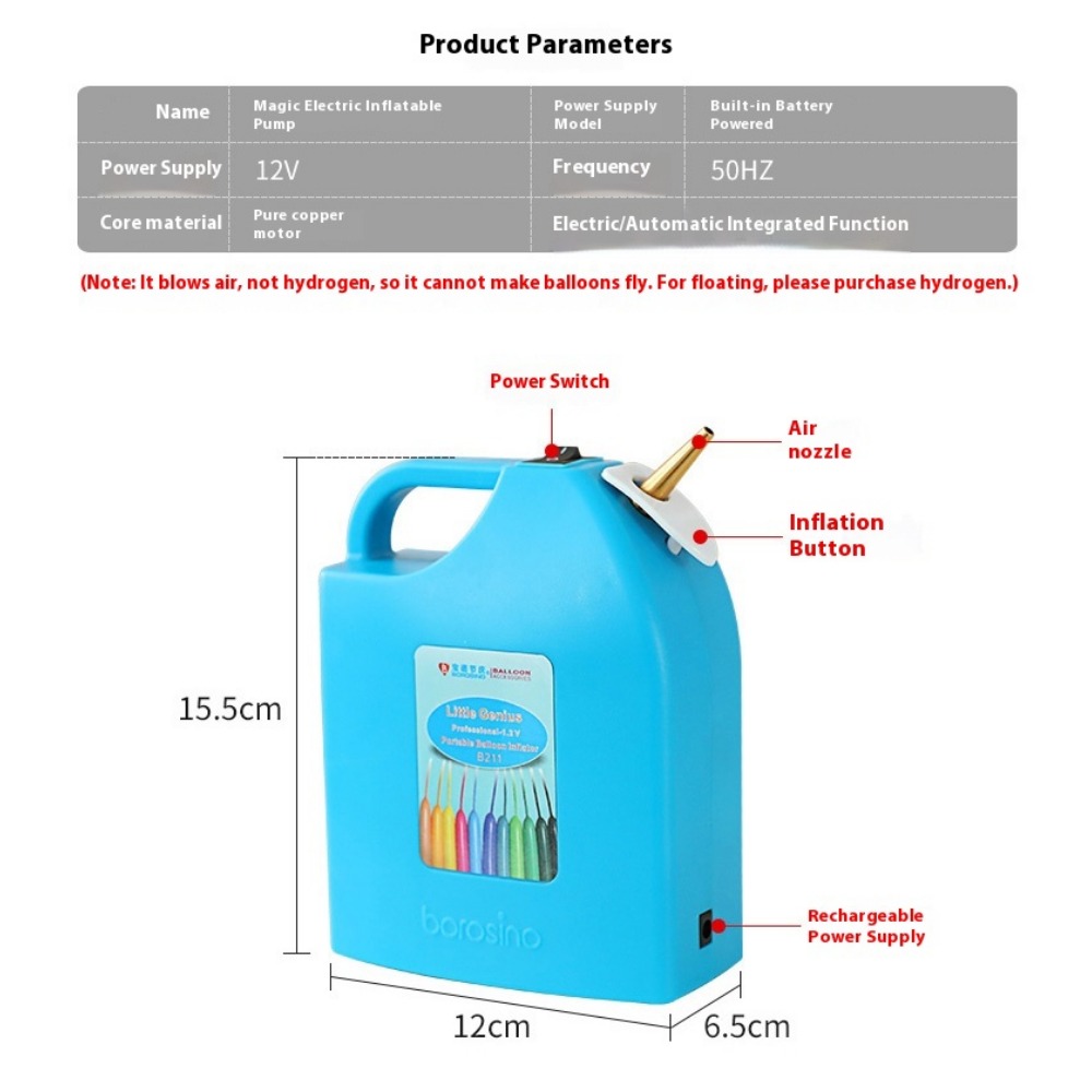 B211, ballon opblaasbare elekt - Balloon Pump Hand recensie en prijs