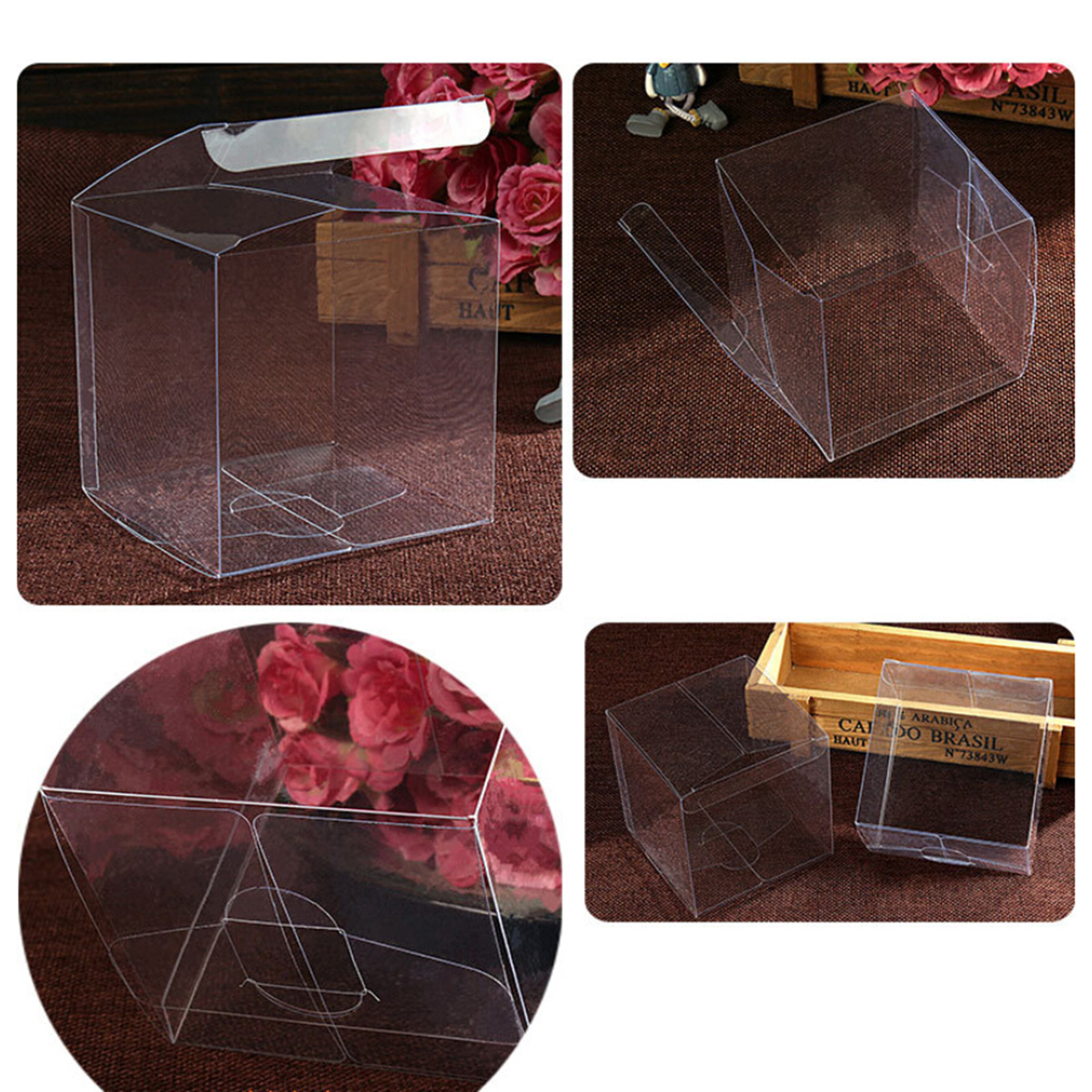 50 stuks doorzichtige PVC plas - Event Party Box recensie en prijs